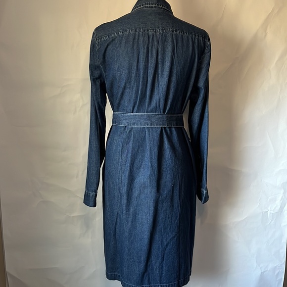 J.Crew Mercantile denim shirt dress NWT size 12 - Picture 4 of 6